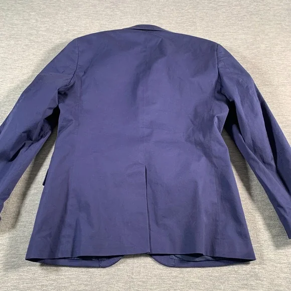 J.Crew Ludlow Blazer Mens 42R Navy Blue Sport Coat Cotton Stretch 2 Button Lined